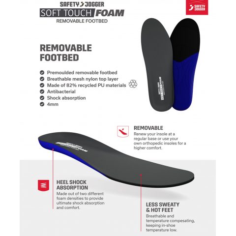 SAFETY JOGGER Sport Flatform Sandal Γυναικείο