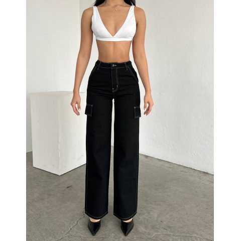 Γυναικείο Τζιν Παντελόνι "Wide Leg"